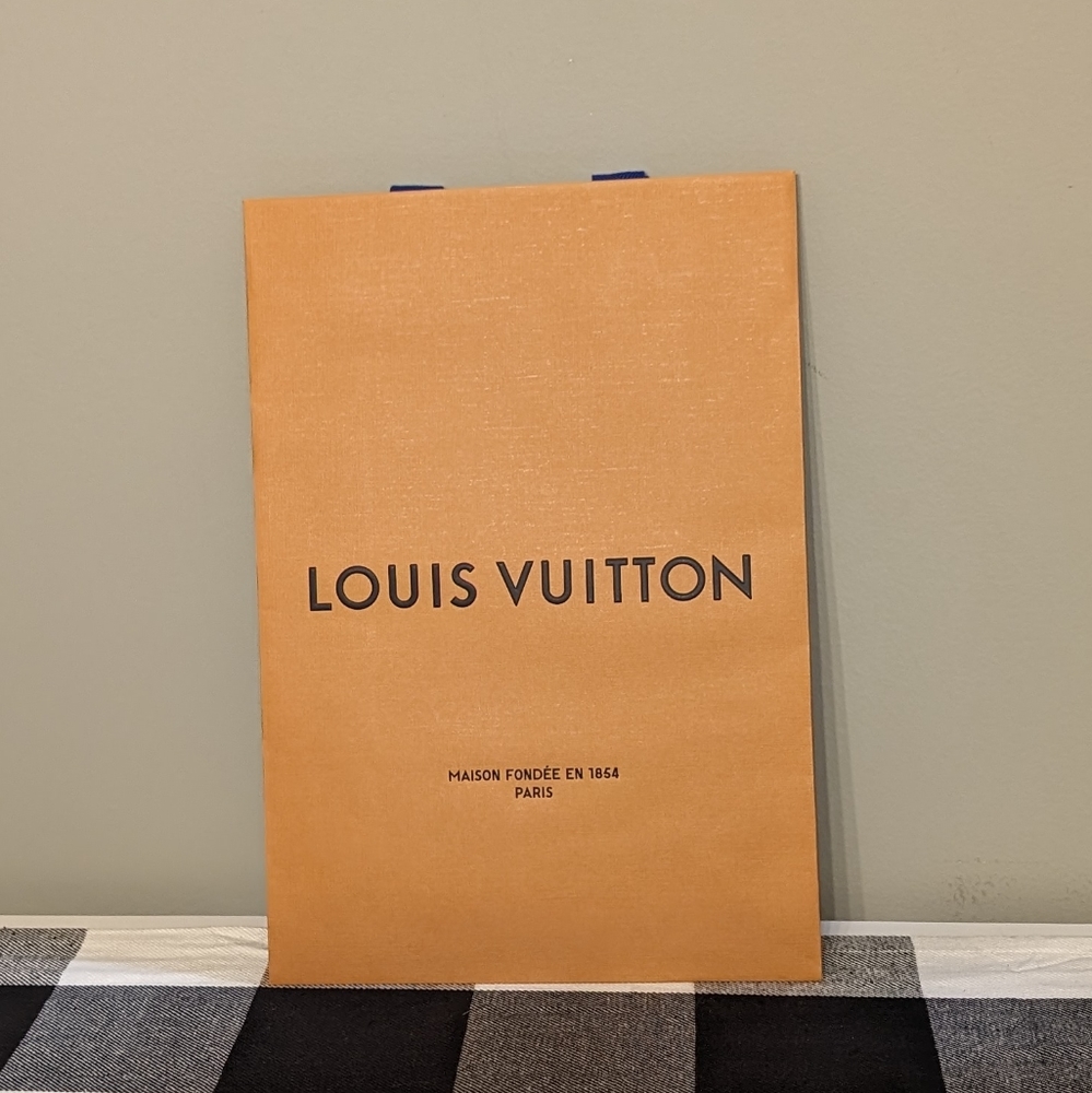 New Louis Vuitton Small/Tall Paper Shopping Bag #2